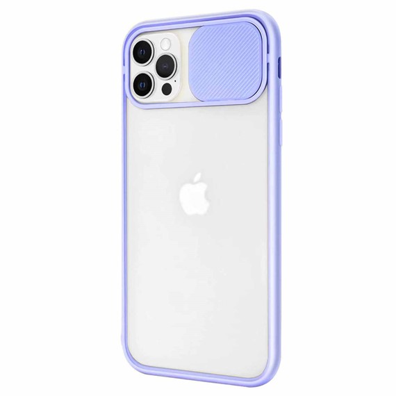 CaseUp Apple iPhone 13 Pro Max Kılıf Camera Swipe Protection Lila 2